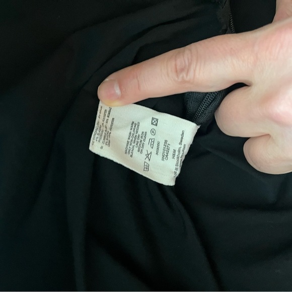 Mini strapless little black dress perfect for party H&H size 6 - Picture 7 of 7